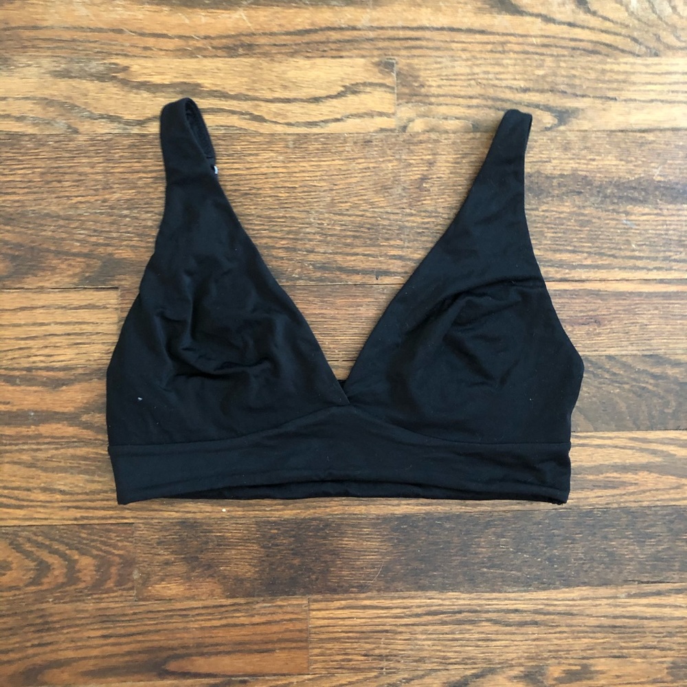 Black Lounge Bra